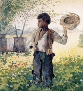 Winslow Homer Painting - The Busy Bee Realism painter Winslow Homer